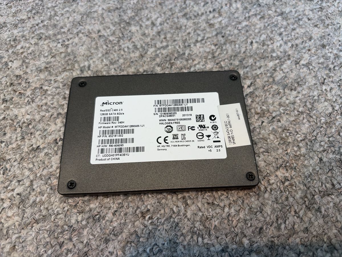 Harddisks: Micron RealSSD C400 120Gb – Gebraucht aus Kaltbrunn von Fefink