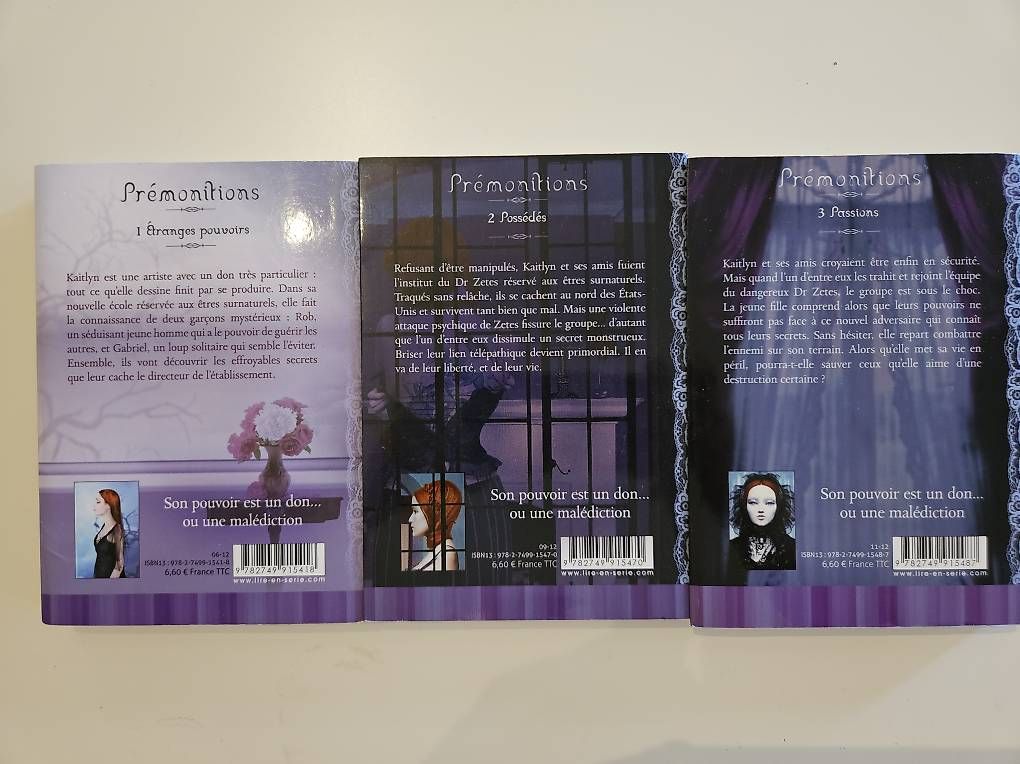 Bücher: Livres L.J.SMITH PRÉMONITIONS – Gebraucht aus Yvonand von Hannah24 1