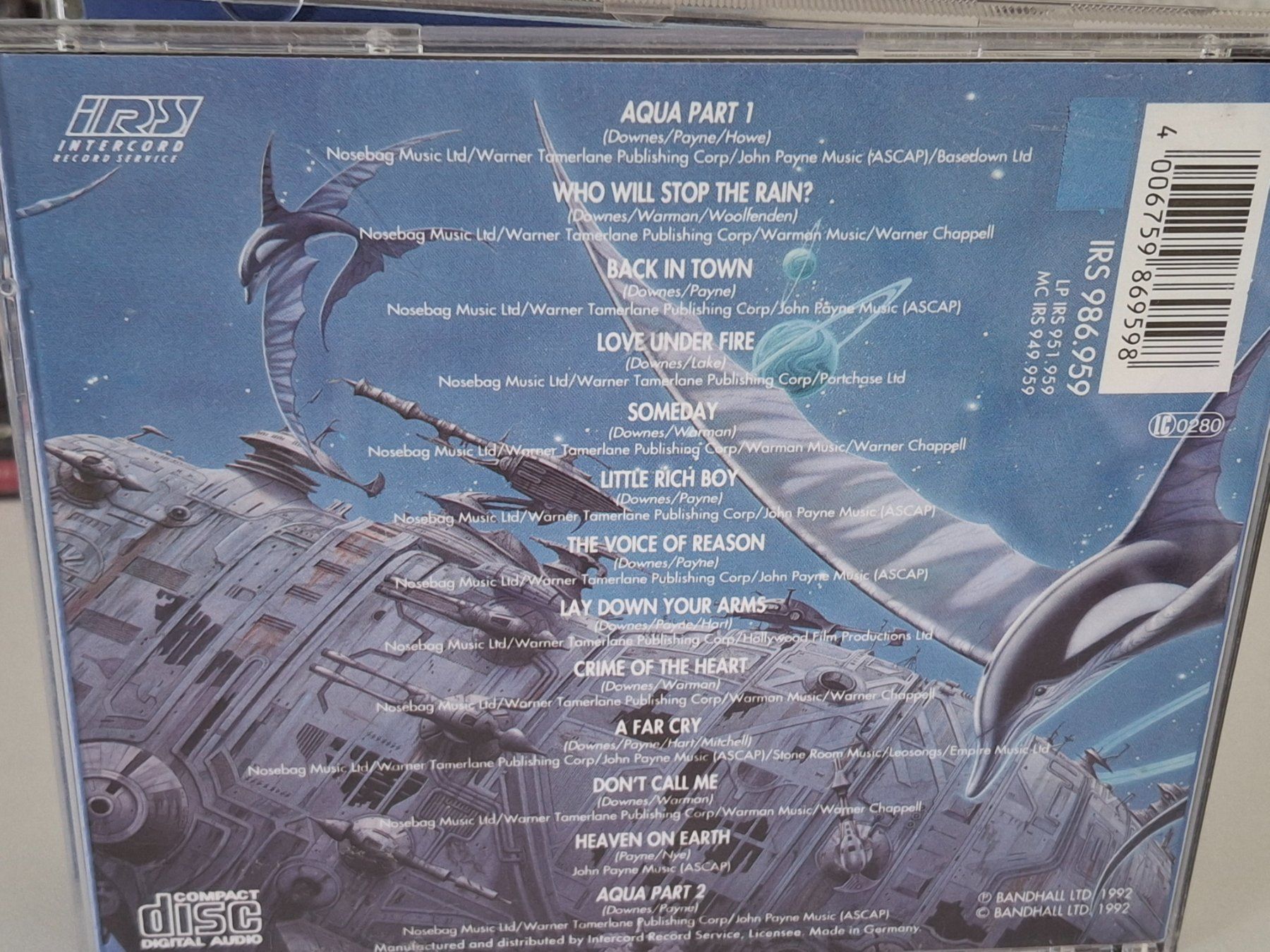 CD: CD ASIA - Aqua – Usato da Aarberg venduto da Jackup1 1