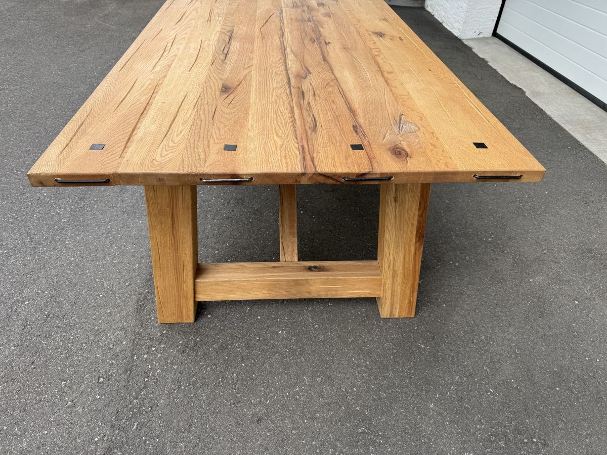 Tavoli: Massiver Holztisch / Esstisch, Eiche, vintage! – Usato da Unterwasser venduto da Kaiser1652 1