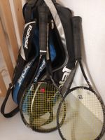 Tennis Rackets und Tennistasche