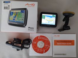 Mio Moov M305 OVP, Top Zustand