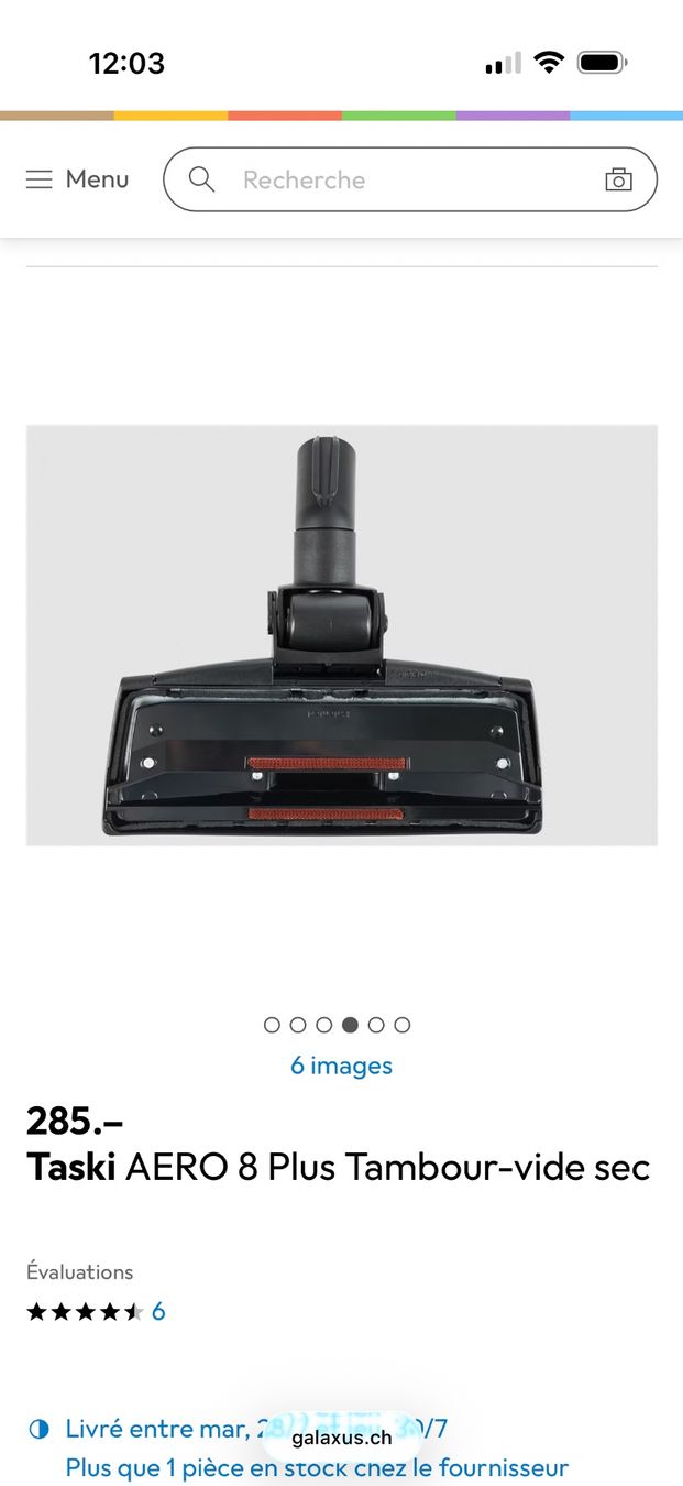 Aspirapolveri & Accessori: Aspirateur Taski AERO 8 Plus – Usato da Lausanne venduto da CamCam11 3