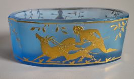 Jugendstil Glasschälchen (wohl Moser Karlsbad)