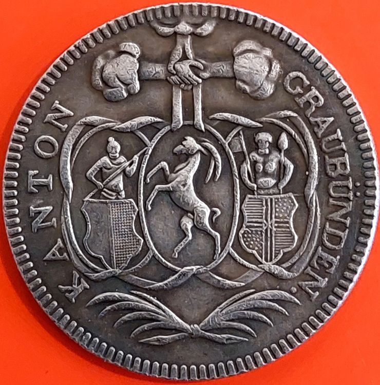 10 Batzen 1825 Kanton Graubünden (Replica) Kein Original | Kaufen auf ...