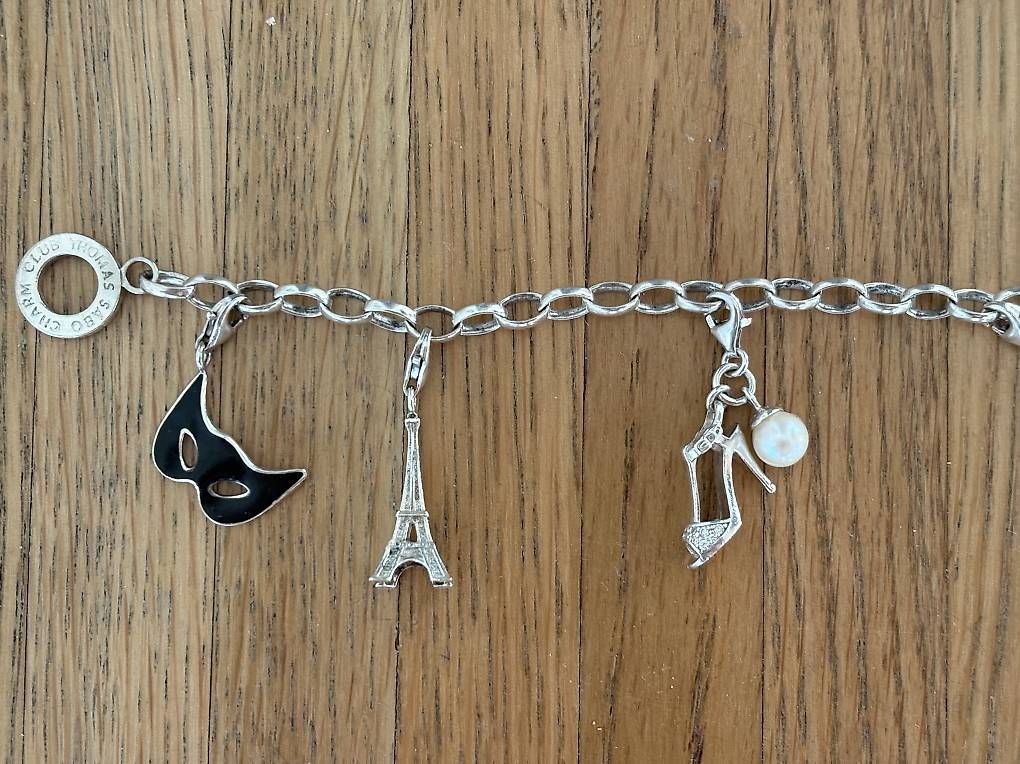 Thomas Sabo Bracciali & Braccialetti: Thomas Sabo Armband Silber mit 6 Charms – Usato da Zürich venduto da Tamara066 3