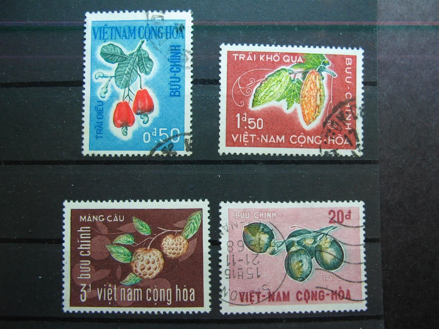 Alle Briefmarken: Vietnam 1967 Süd Blumen gest./** – Gebraucht aus Wil SG von fva01