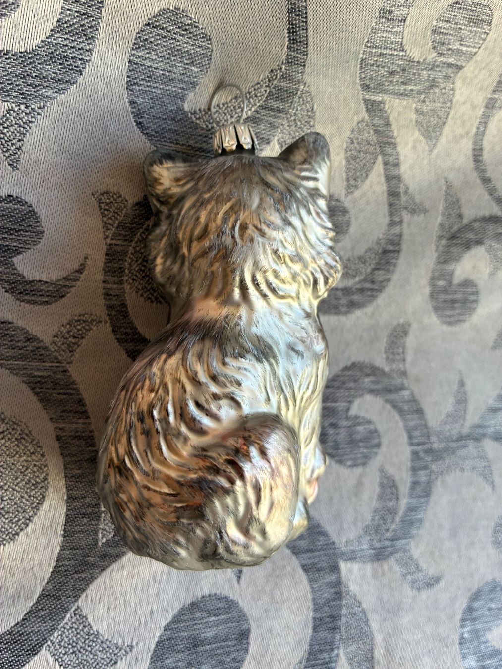 Tutte le decorazioni: Silbergraue Katze Christbaumschmuck – Nuovo e nell'imballaggio originale da Alpnach Dorf venduto da marvo 3
