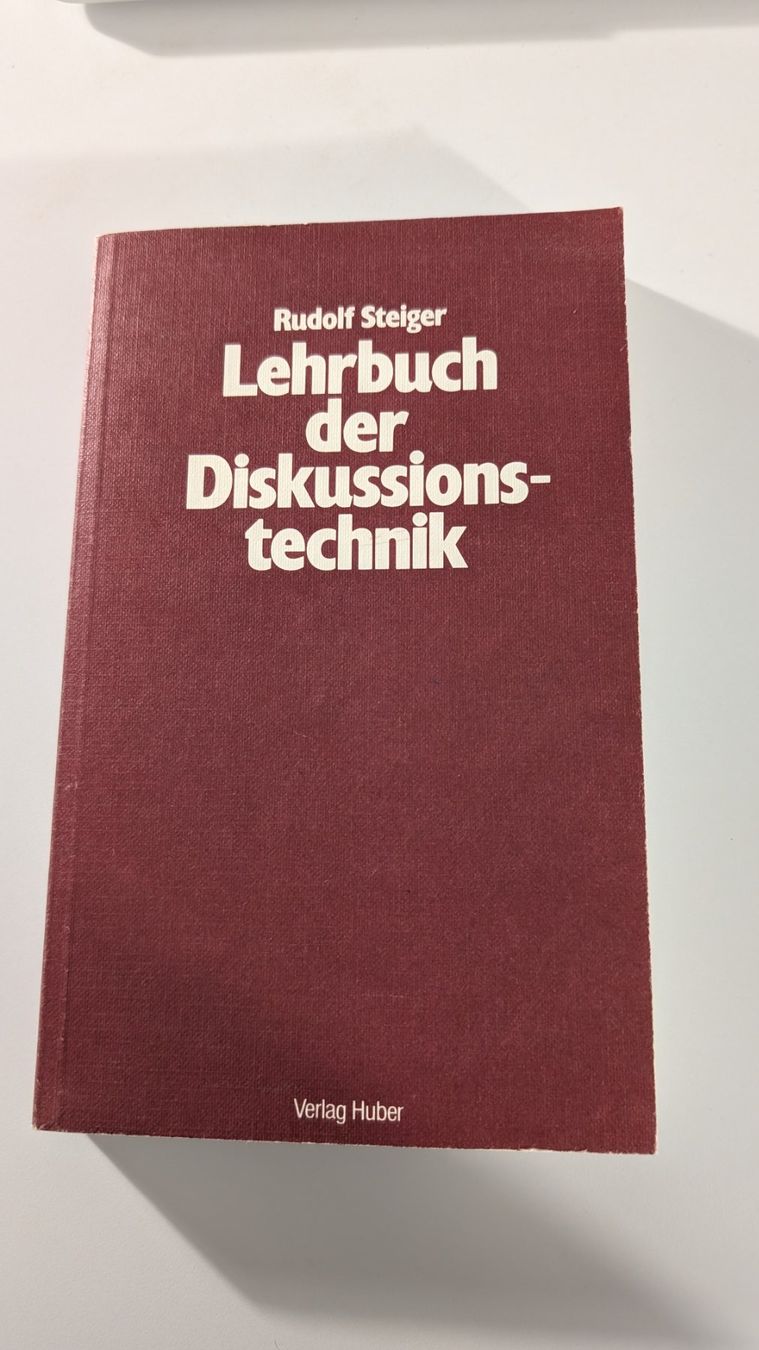 Bücher: Lehrbuch der Diskussionstechnik – Neu (gemäss Beschreibung) aus Baar von Arthur_Fooksayk