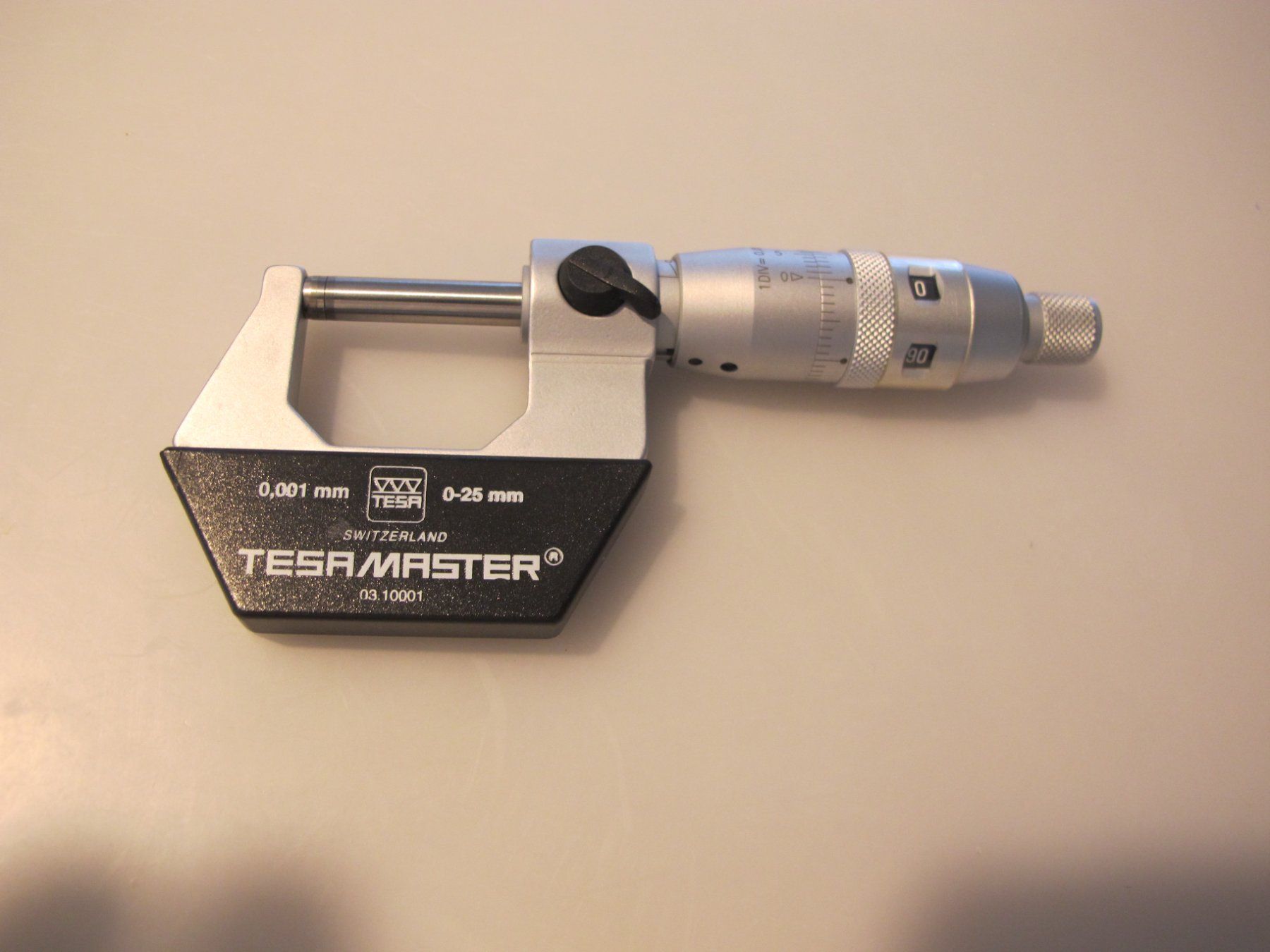 Tesa Misurare: Mikrometer Tesa Master 0 - 25 mm 0.001 mm – Nuovo (secondo la descrizione) da Reinach AG venduto da Yaris6 1