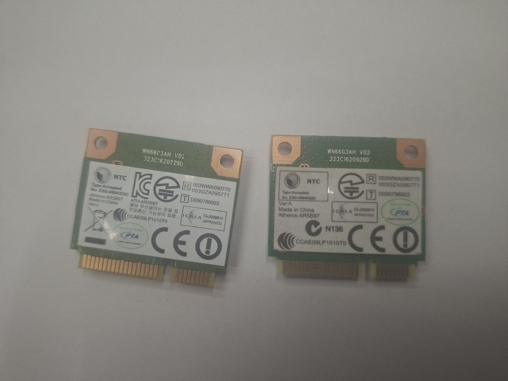 Lecteurs & Adaptateurs: Wireless Adapter Mini Half PCI-E Wifi Karte 2 Stück – D'occasion à Neunkirch par MaElekt