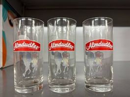 Almdudler Gläser 3er Set, Vintage, Kult, Neu !