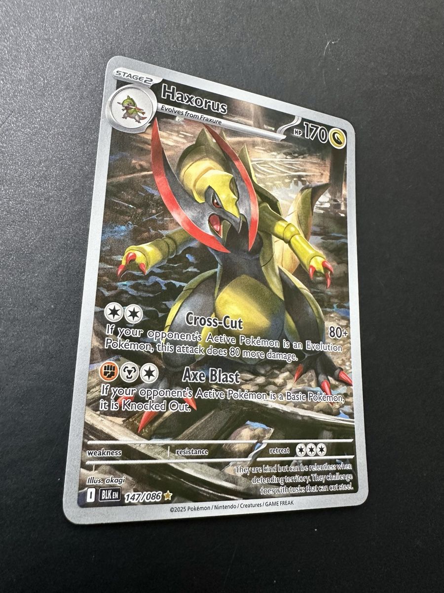 Pokémon Carte collezionabili: Haxorus #147 - Pokemon Black Bolt – Usato da Bern venduto da HugoStiglitz11 1