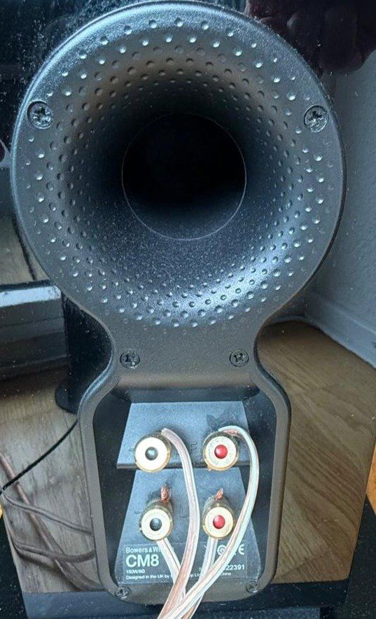 Bowers & Wilkins Casse acustiche: B&W CM8 + CM Centre 2 Gloss Black Heimkino Front Stage – Usato da Wädenswil venduto da rok_6r26 3