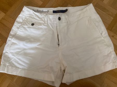 Weisse Polo Ralph Lauren Sommer-Shorts