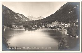 CHAMPEX et Dents du Midi, cpa photo Soc. Graph. NE ~1925