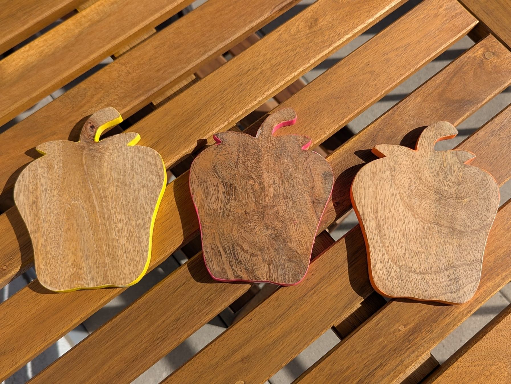 Sottobicchieri: Schneide- oder Servierbrettchen, Paprika-Design, 3er Set – Nuovo e nell'imballaggio originale da Winterthur venduto da sax8400 4