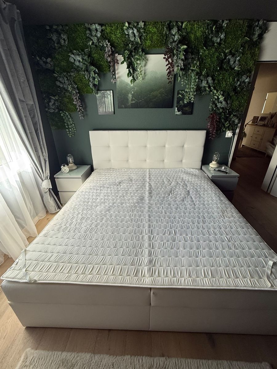 Letti: Boxspringbett weiss mit Kopfteil gebraucht – Usato da Merenschwand venduto da den_7yzz 4