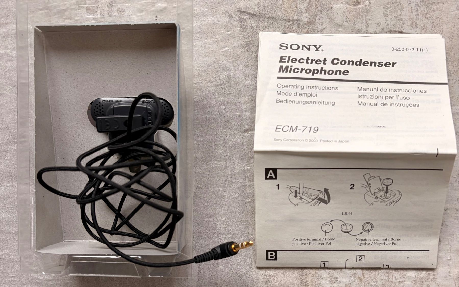 Sony Microfoni: High End Stereo Mikrofon Sony ECM 719 – Usato da Ennetmoos venduto da Licanray 2