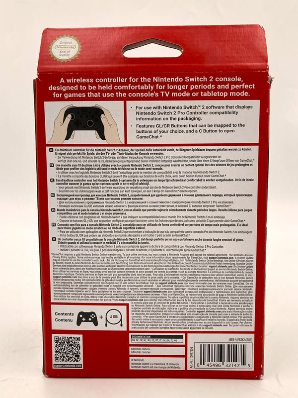 Nintendo Controller: NINTENDO | Switch 2 Pro Controller | Schwarz – Neu (gemäss Beschreibung) aus Wittenbach von Restwert_St-Gallen 4
