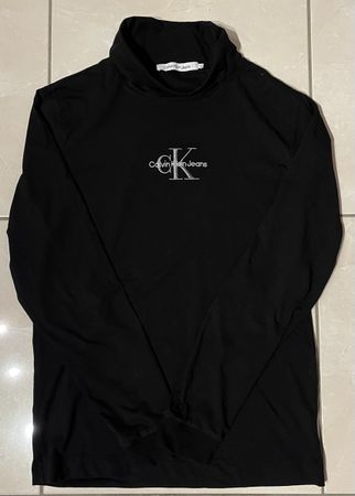 Calvin Klein Jeans Rollkragenpullover Schwarz Grösse M