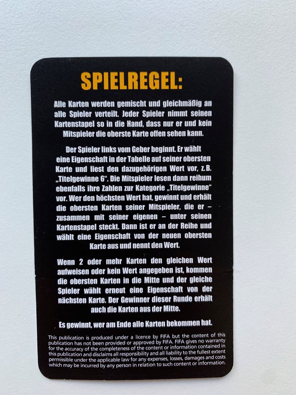 Giochi: Quartett Top Trumps - WM Südafrika 2010 – Usato da Ettingen venduto da Flatwhite 1