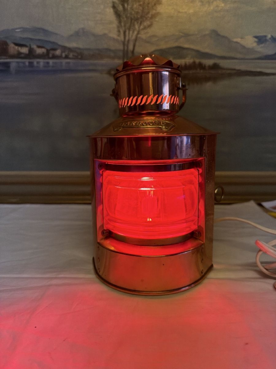 Lampade: Vintage Schiffslampe Backbord Lampe – Usato da dietikon venduto da fernando011 4