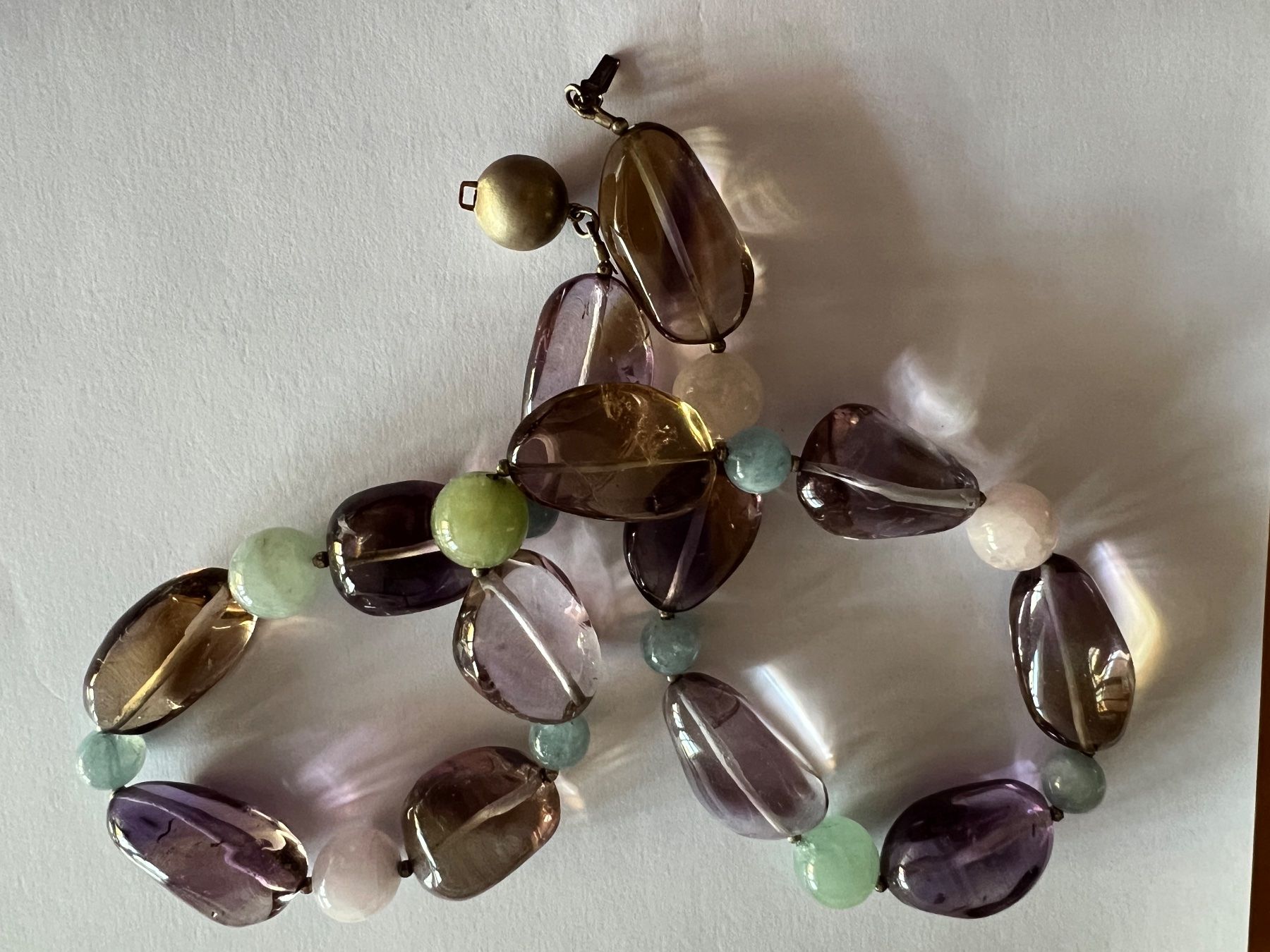 Catenine: Amethyst Halskette – Usato da Remigen venduto da Orlana7 1