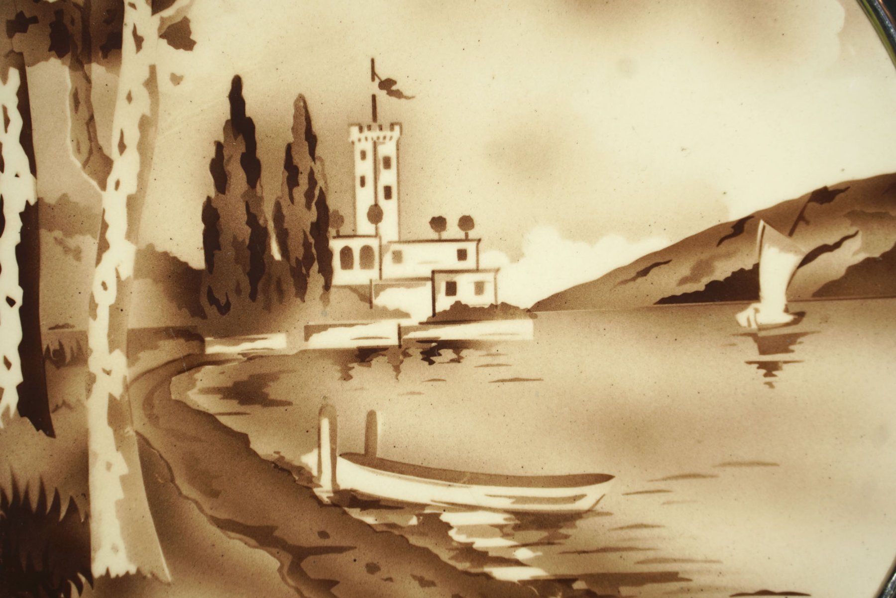 Plateaux: Art Deco Tortenplatte – D'occasion à Meggen par Brockitare 1