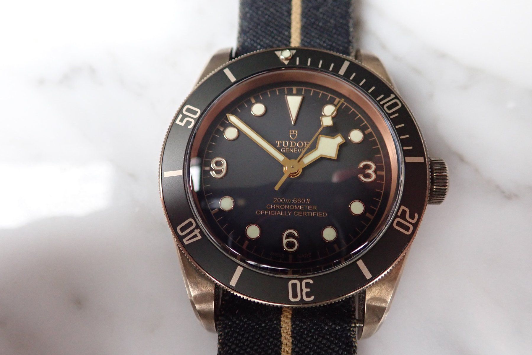 Tudor Orologi: TUDOR BRONZE CHRONOMETER AUTOMATIC 200METER,43MM. – Usato da Wohlen AG venduto da kingwatcheshere 2