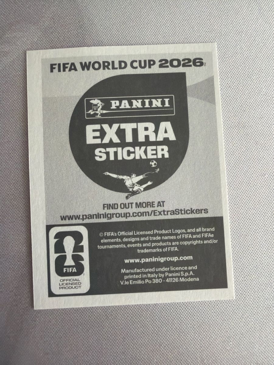 Sticker: Panini Extra Gold sticker Christiano Ronaldo – Nuovo e nell'imballaggio originale da Widnau venduto da joe_s5jr 1