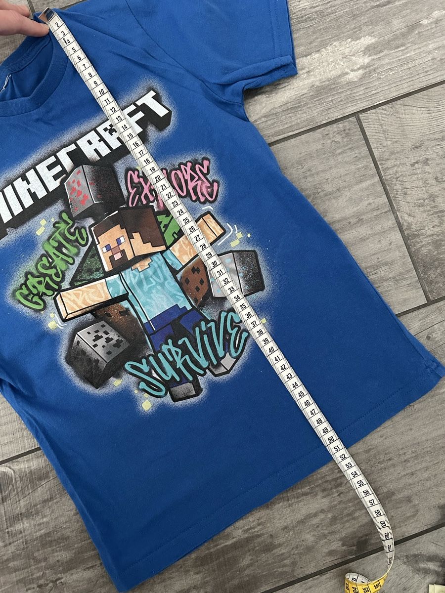 T-shirt: Minecraft T-Shirt blau – Usato da RICHTERSWIL venduto da razkua 3