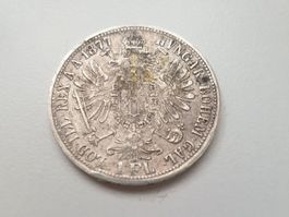 🇦🇹 Austria 1 Florin 1877 Silver 12.34g .900