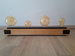 LAYHAM Deckenleuchte Retro Holz