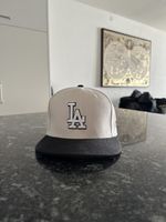 New Era Cap LA Dodgers, Beige/Schwarz, Grösse 7 3/8