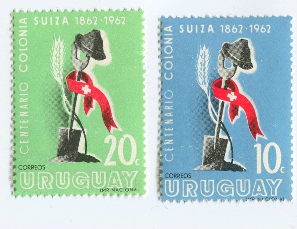 Tous les timbres: Briefmarken "Nueva Helvecia". Uruguay. – D'occasion à Basel par Butsch5
