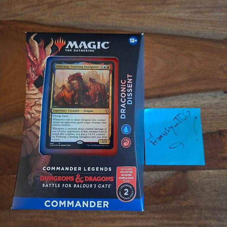 Magic The Gathering Sammelbilder & Trading cards: MTG Commander Battle for Baldur's Gate - Draconic Dissent – Neu und originalverpackt aus Biel/Bienne von Amusy_TCG