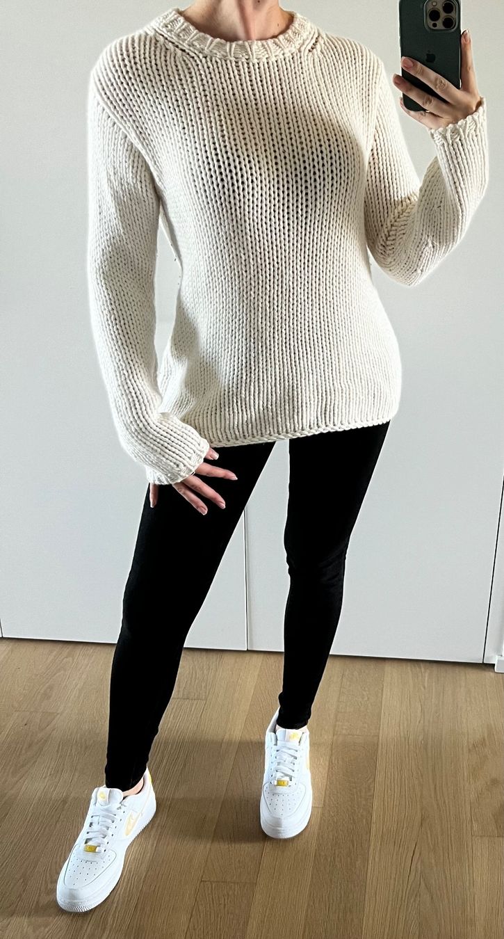 Jil Sander Maglioni & Felpe: JIL SANDER Grobstick Pullover unisex 100% Kaschmir 36 creme – Usato da Staad SG venduto da Chirrari 1