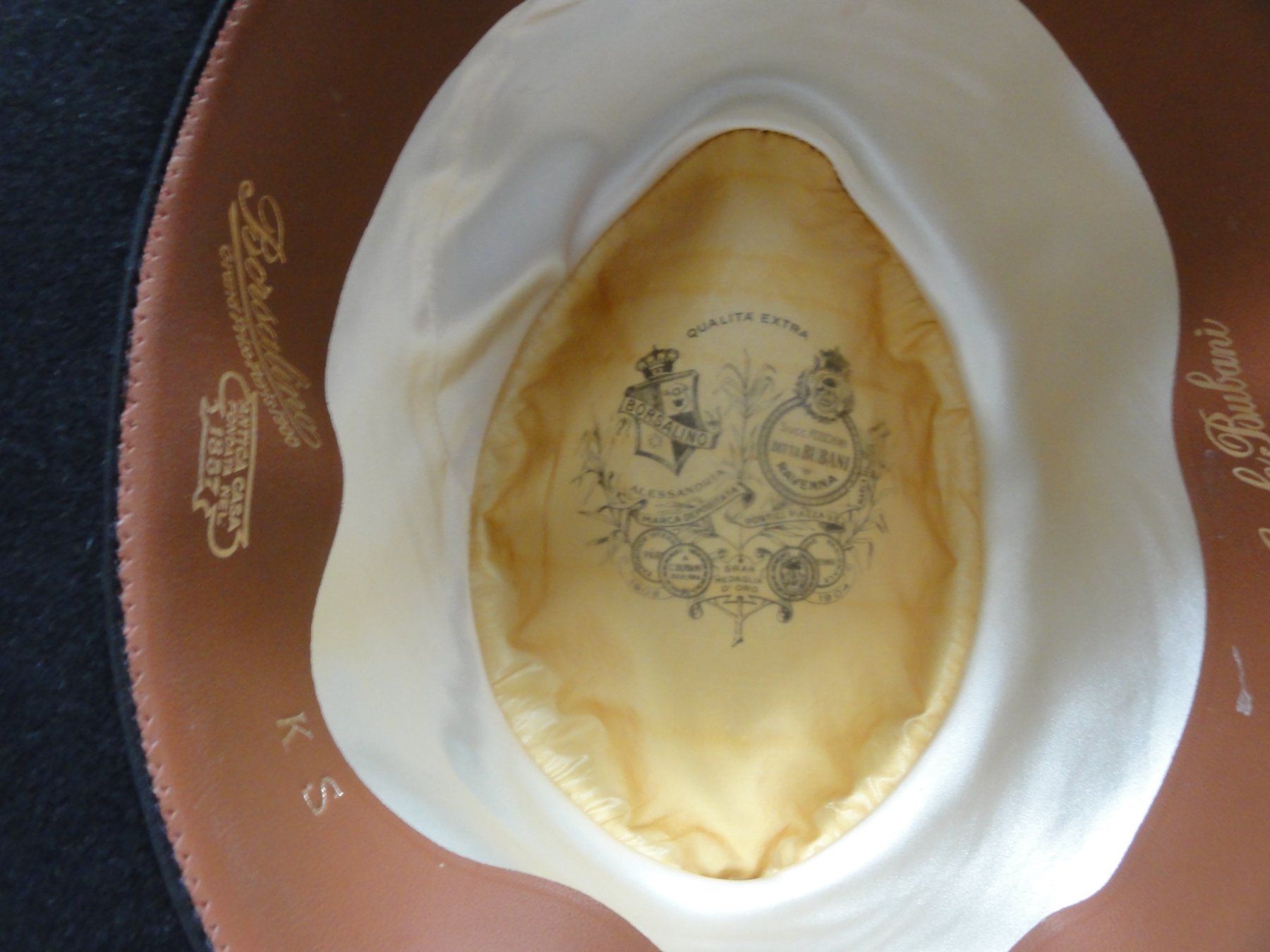 Borsalino Copricapi, berretti & cappellini: Borsalino Original, Hutgrösse 56 – Usato da Riedholz venduto da Taweva 5