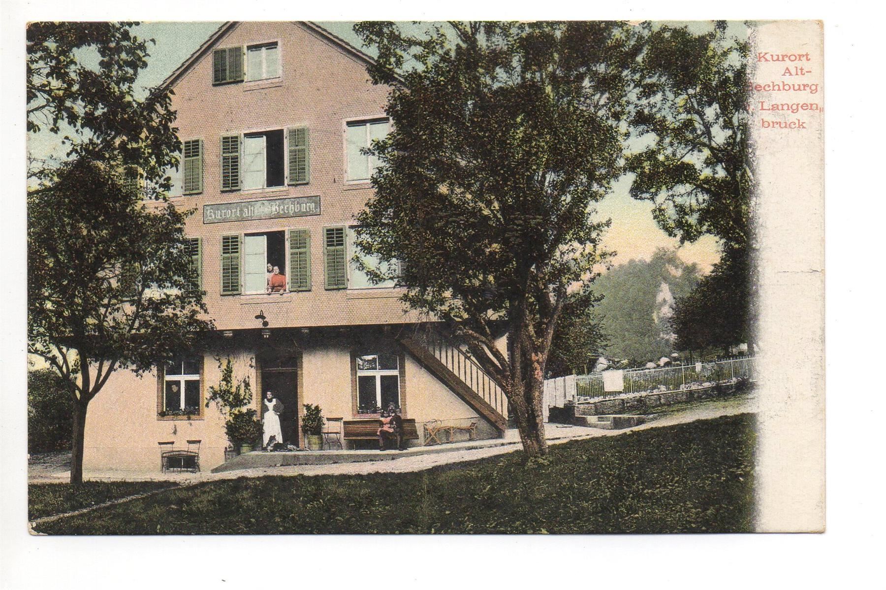 Cartoline postali: LANGENBRUCK Alt-Bechburg animée – Usato da Jona venduto da philajona
