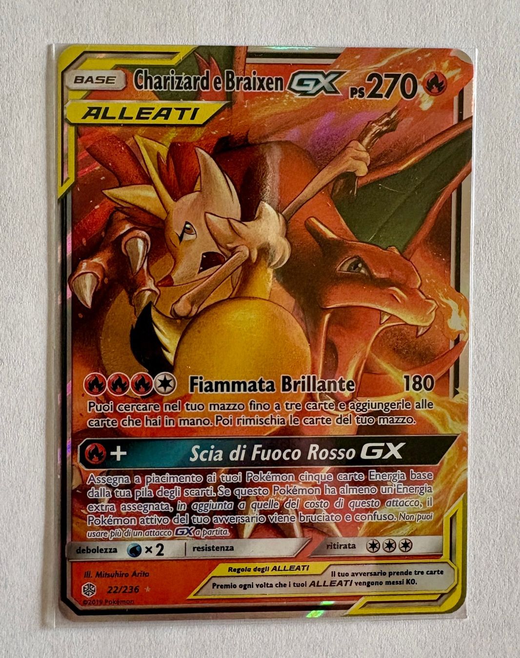 Pokémon Cartes à collectionner: Charizard & Braixen Ex 22/236 – D'occasion à Petit-lancy par Jototti