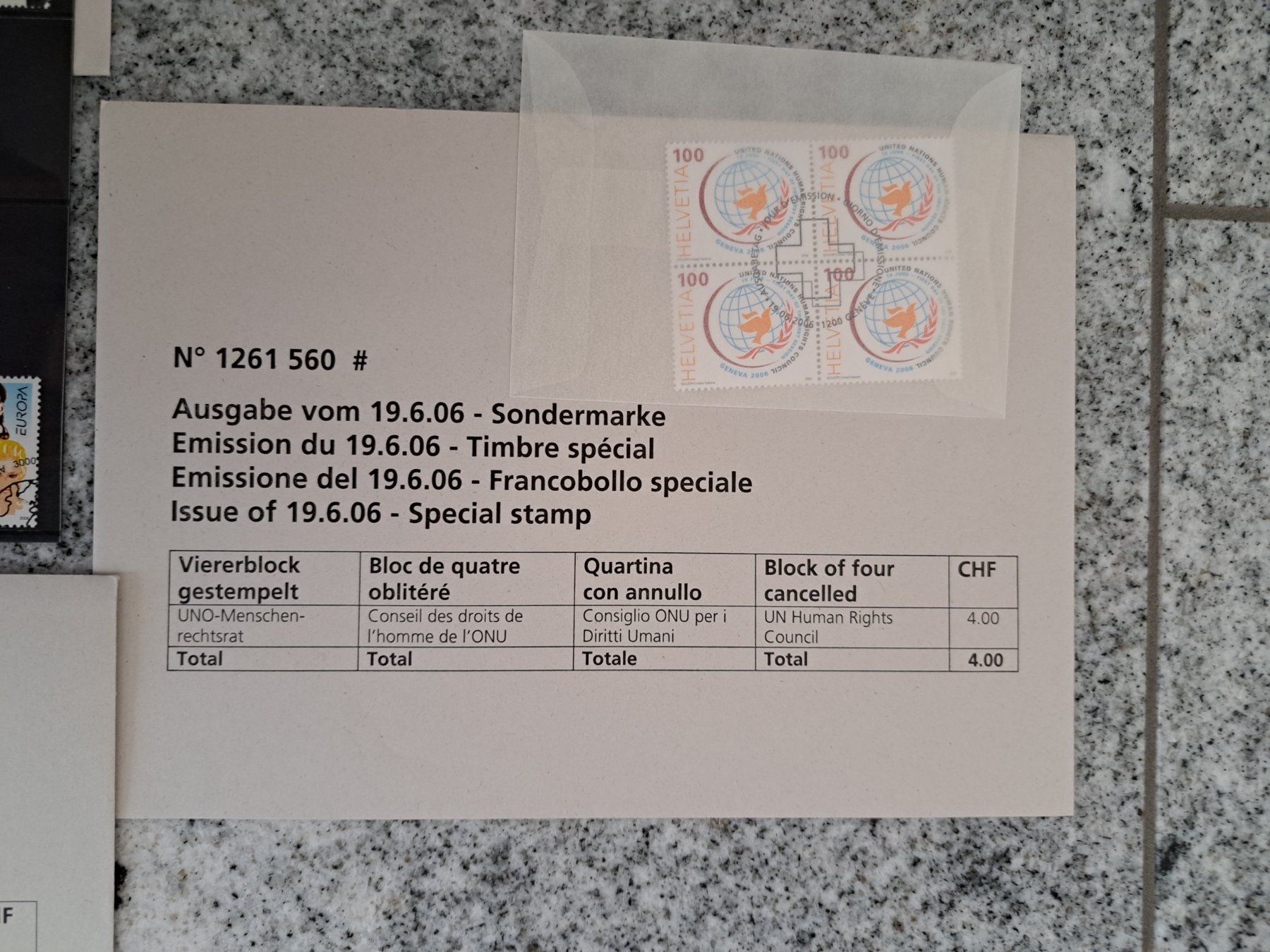 Alle Briefmarken: Jahresserie 2006 mit Ersttagsstempl – Gebraucht aus Bazenheid von derdelorean01 5
