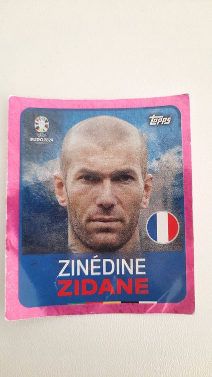 55 - Zinédine Zidane - France - Topps Pristine Euro 2024, 3,99
