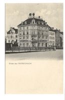 Gruss aus Rorschach (SG) Restaurant Lukmanier Dampfzug  1909
