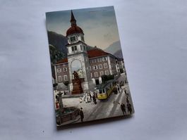 TELL DENKMAL in ALTDORF - TRAM - 1912