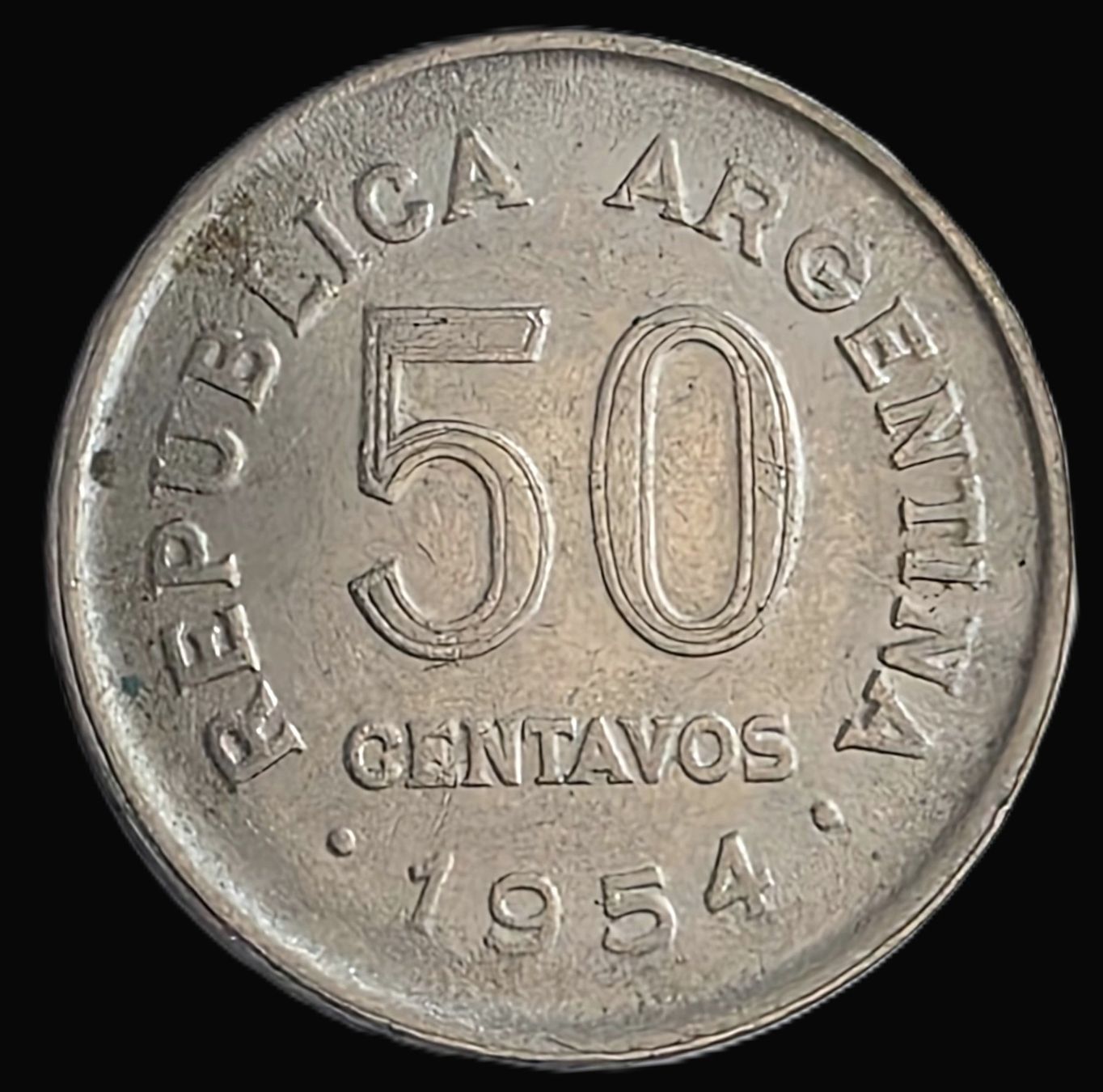 Toutes les monnaies: ARGENTINIEN 50 CENTAVOS 1954 – D'occasion à winterthur par CoinPassion 1