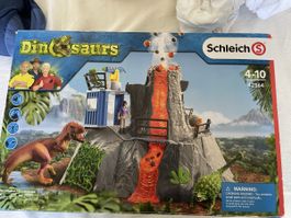 Schleich Dinosaurs Vulkan Spielset 42564 neuwertig