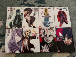 Manga Tokyo Ghoul Bd. 1-8 Deutsch