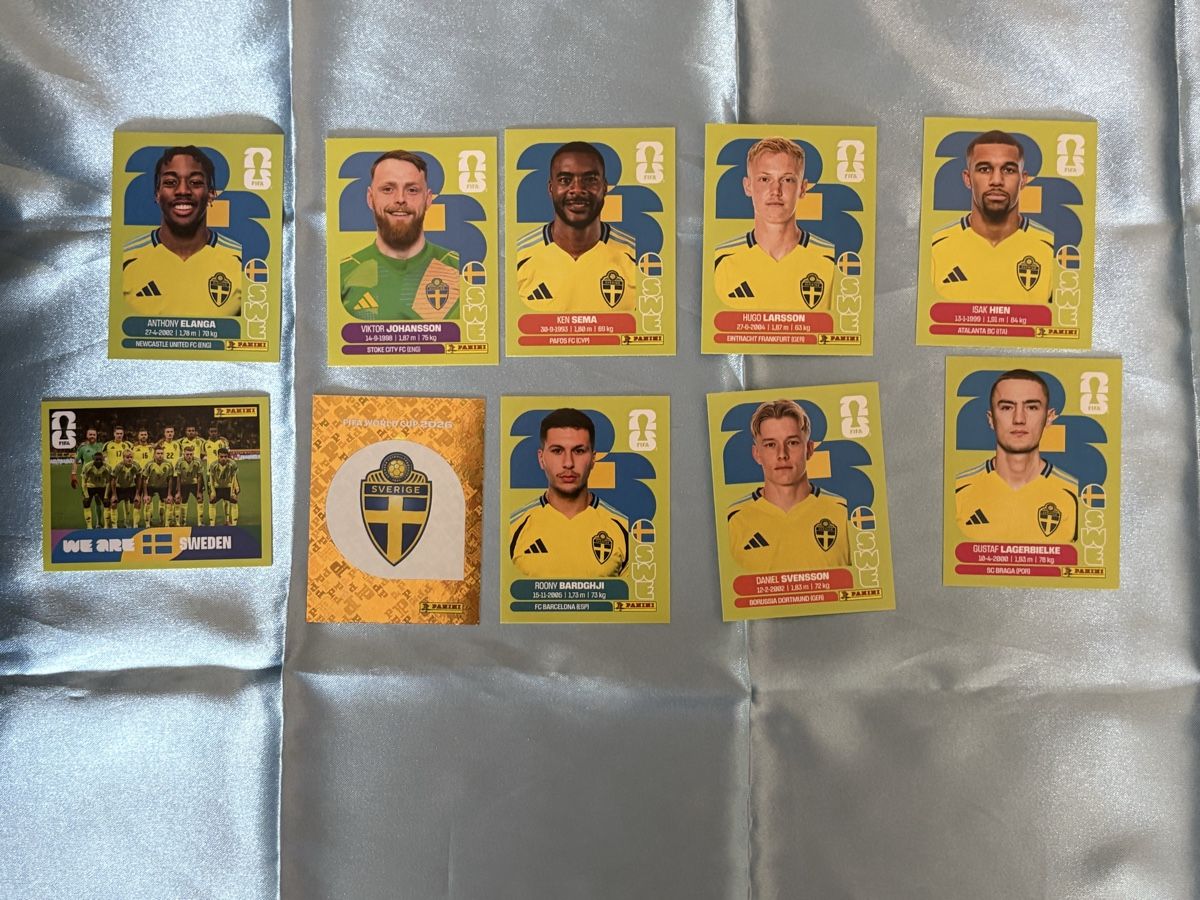 Panini Carte collezionabili: Sweden Panini 2026 – Nuovo (secondo la descrizione) da Luzern venduto da jas_bd2h