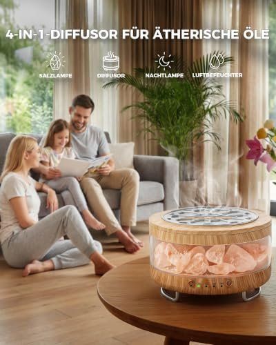 Duftöldiffusoren: 2-in-1 Aroma Diffuser Salzkristall Timer Büro – Neu und originalverpackt aus Hundwil von tec_mm27 2